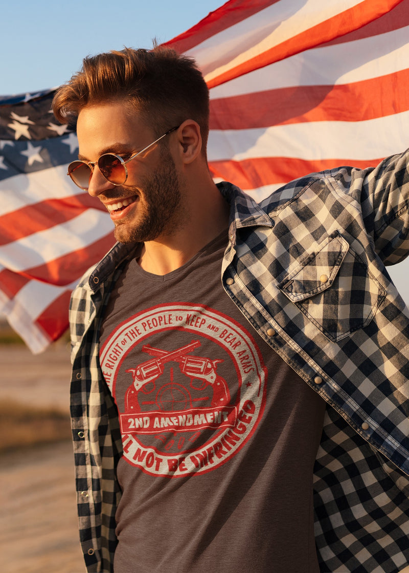 2nd-Amendment-The-Right-of-The-People-Patriotic-American-Short-Sleeve-Crew-Neck-T-Shirt